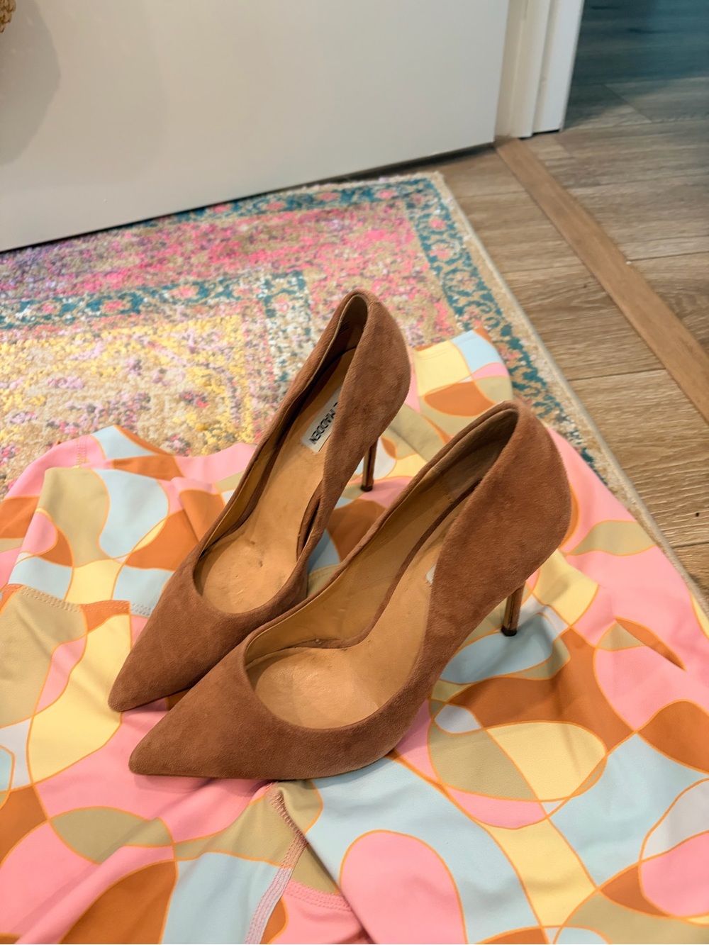 Steve Madden chestnut Daisie pump